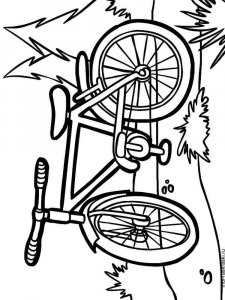 Bicycle coloring page 8 - Free printable