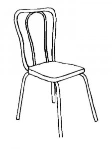Chair coloring page 11 - Free printable