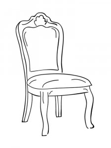 Chair coloring page 14 - Free printable