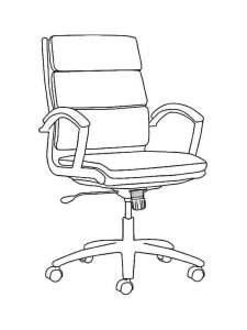 Chair coloring page 15 - Free printable
