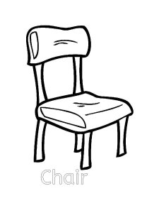 Chair coloring page 17 - Free printable