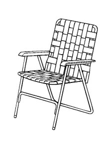 Chair coloring page 18 - Free printable