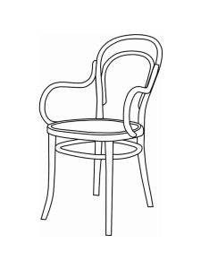 Chair coloring page 20 - Free printable