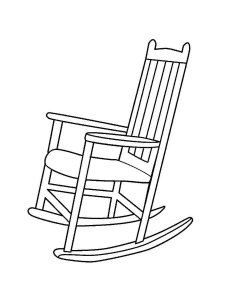 Chair coloring page 22 - Free printable