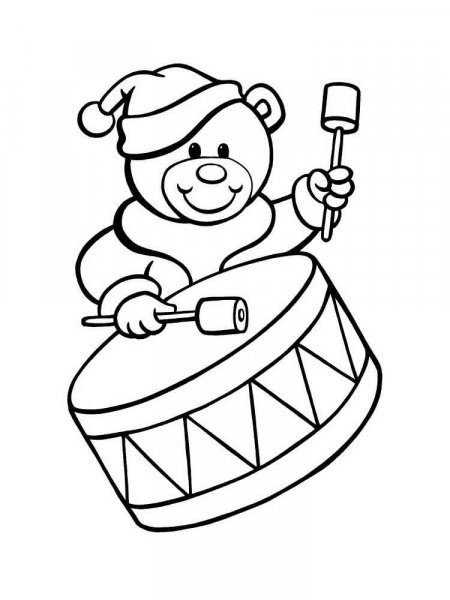 Drum coloring pages