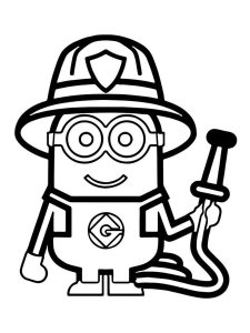 Firefighter coloring page 14 - Free printable