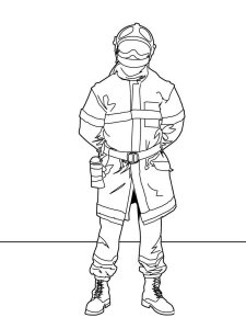 Firefighter coloring page 18 - Free printable