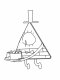 Gravity Falls Bill Cipher coloring pages