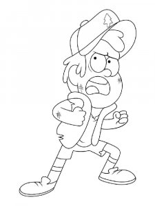 Dipper coloring page 11 - Free printable