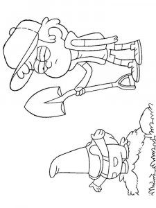 Dipper coloring page 9 - Free printable