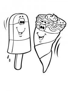 Ice Cream coloring page 46 - Free printable