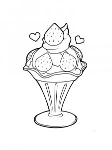 Ice Cream coloring page 49 - Free printable