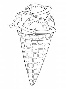 Ice Cream coloring page 50 - Free printable