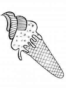 Ice Cream coloring page 52 - Free printable