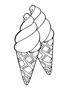 Ice Cream coloring page 54 - Free printable