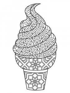Ice Cream coloring page 55 - Free printable