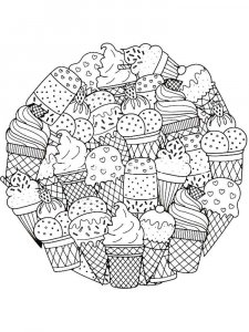 Ice Cream coloring page 40 - Free printable