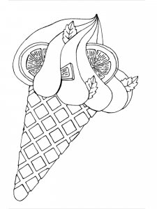 Ice Cream coloring page 41 - Free printable