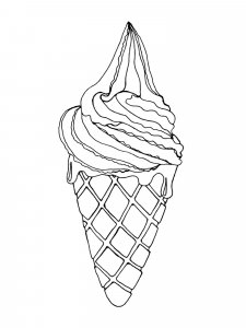 Ice Cream coloring page 42 - Free printable