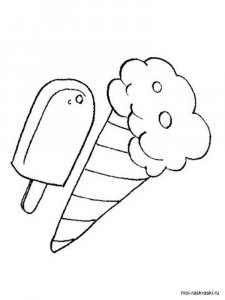 Ice Cream coloring page 11 - Free printable