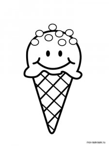 Ice Cream coloring page 12 - Free printable