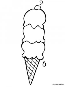 Ice Cream coloring page 13 - Free printable