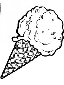 Ice Cream coloring page 16 - Free printable