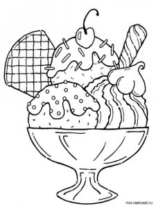 Ice Cream coloring page 17 - Free printable