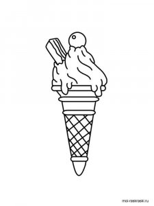 Ice Cream coloring page 19 - Free printable