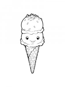 Ice Cream coloring page 21 - Free printable