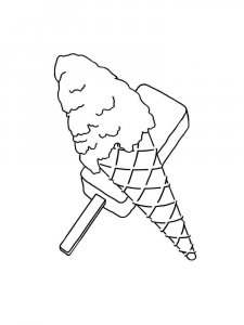Ice Cream coloring page 26 - Free printable