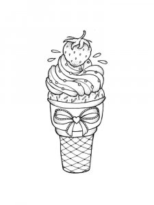 Ice Cream coloring page 27 - Free printable