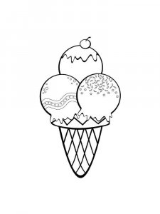 Ice Cream coloring page 30 - Free printable
