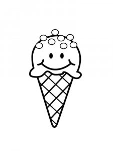 Ice Cream coloring page 33 - Free printable