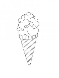 Ice Cream coloring page 34 - Free printable