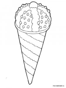 Ice Cream coloring page 5 - Free printable