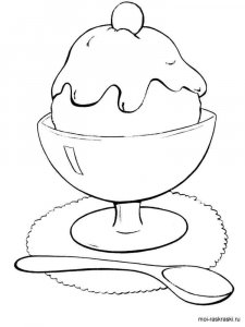 Ice Cream coloring page 6 - Free printable