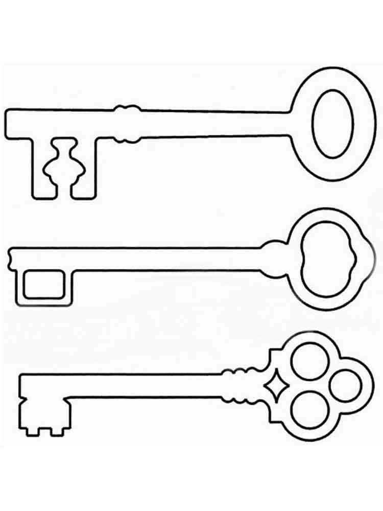 Key coloring pages. Free Printable Key coloring pages.