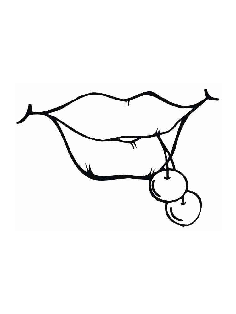 Download Lips coloring pages. Free Printable Lips coloring pages.