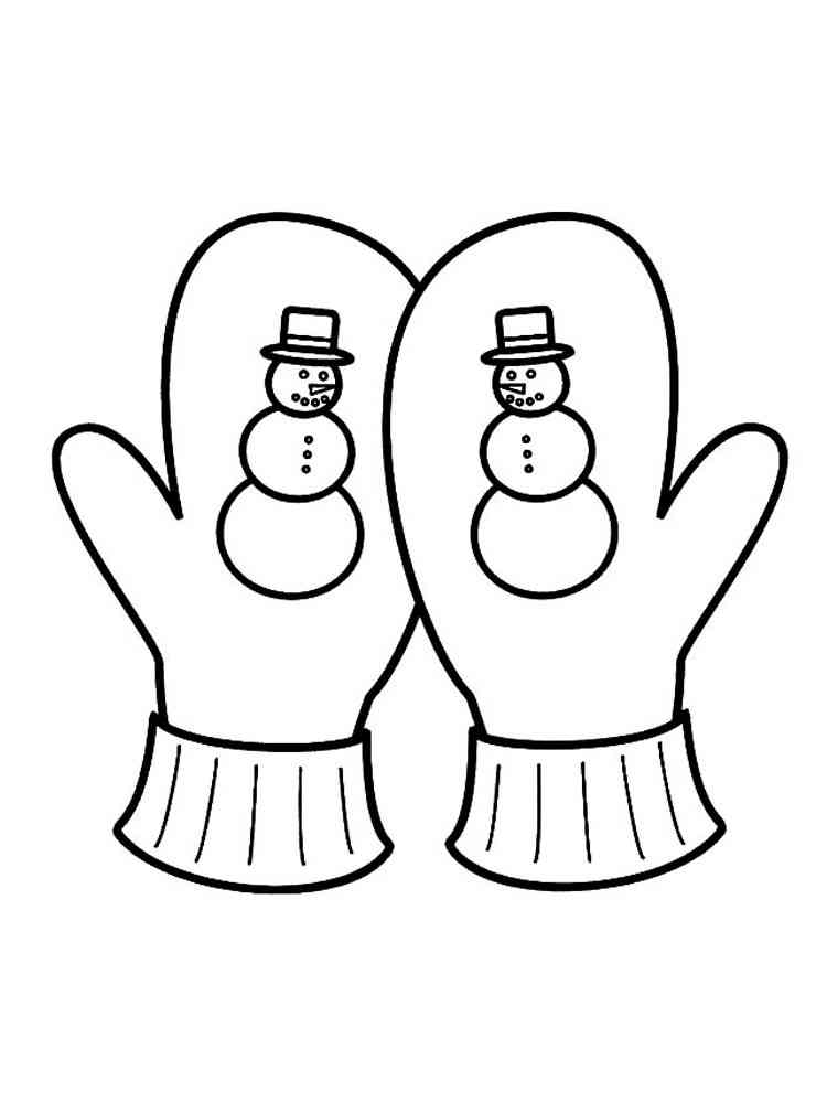 Download 251+ Christmas Mitten Coloring Pages PNG PDF File