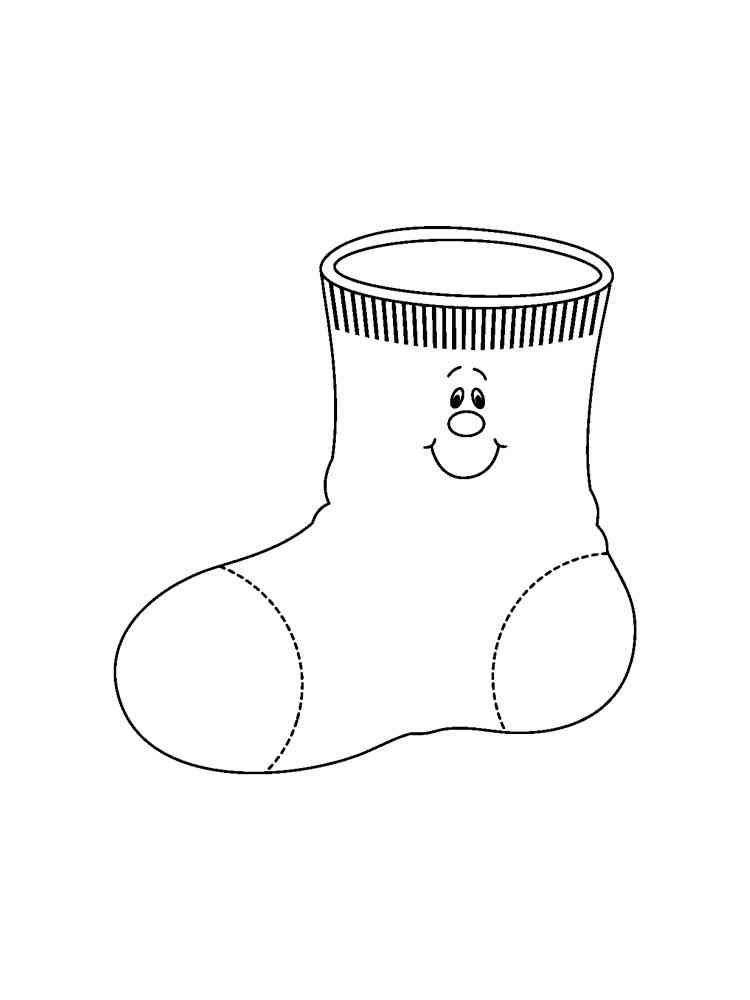 Socks Coloring Pages