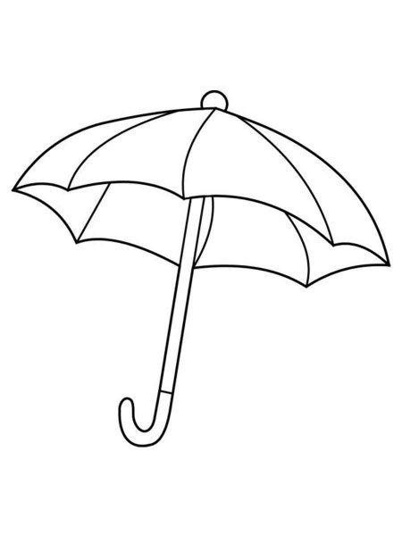 Umbrella coloring pages