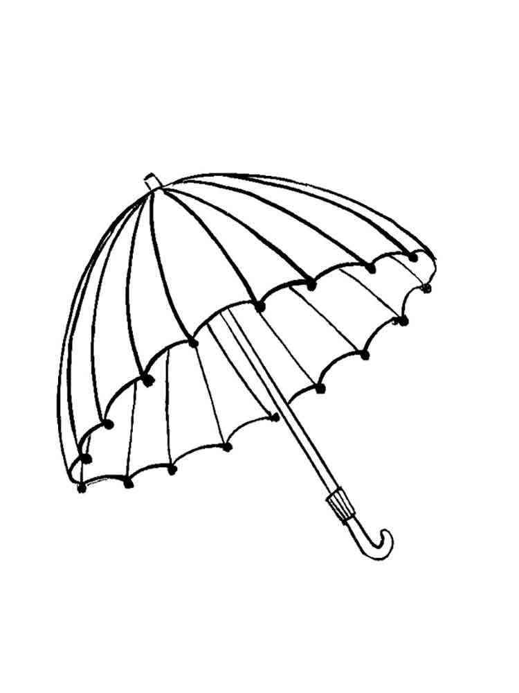 Download Umbrella coloring pages. Free Printable Umbrella coloring ...