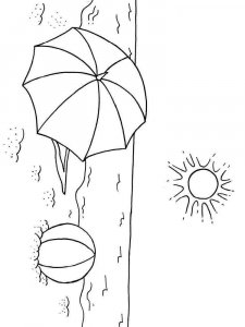 Beach coloring page 19 - Free printable