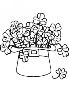 Clover coloring page 12 - Free printable