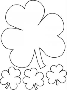 Clover coloring page 13 - Free printable