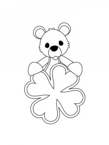 Clover coloring page 15 - Free printable