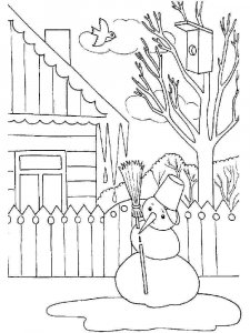 Icicles coloring page 3 - Free printable