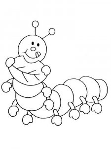 Insect coloring page 10 - Free printable