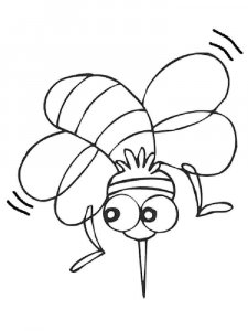 Insect coloring page 11 - Free printable